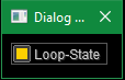 A window with one checkbox that reads "Loop-State" in the caption.
